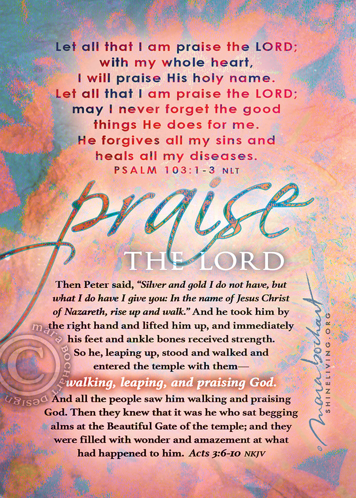 Praise the Lord p80 - frameable print