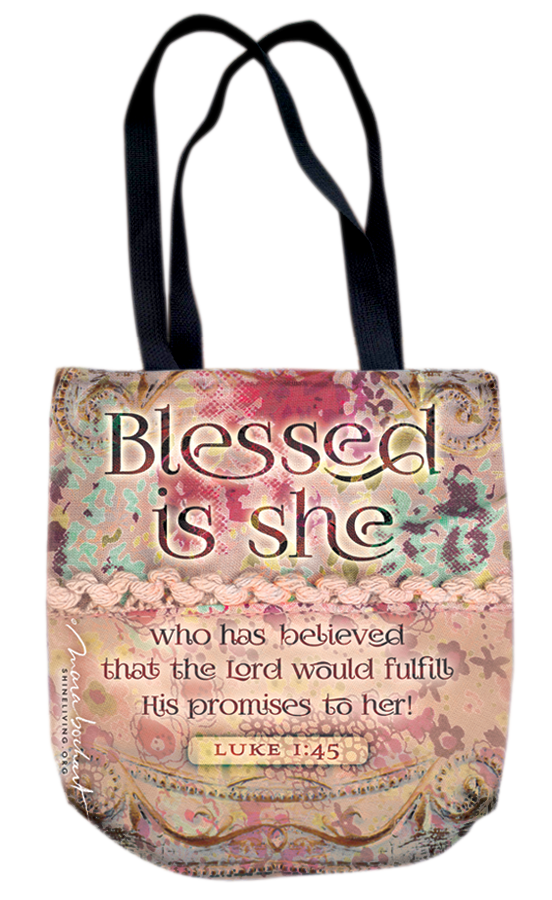 Blessed Is She - tote bag