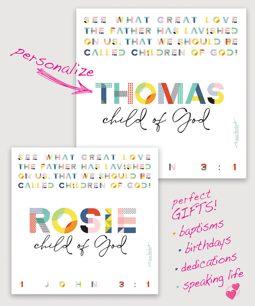 Child of God - premium canvas