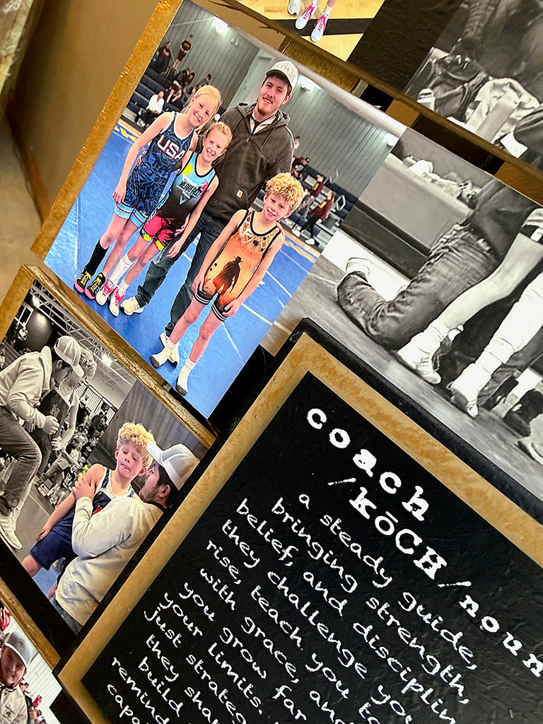 Coach Gift - custom pallet - wrestling