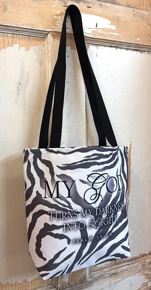 Darkness Into Light - tote bag