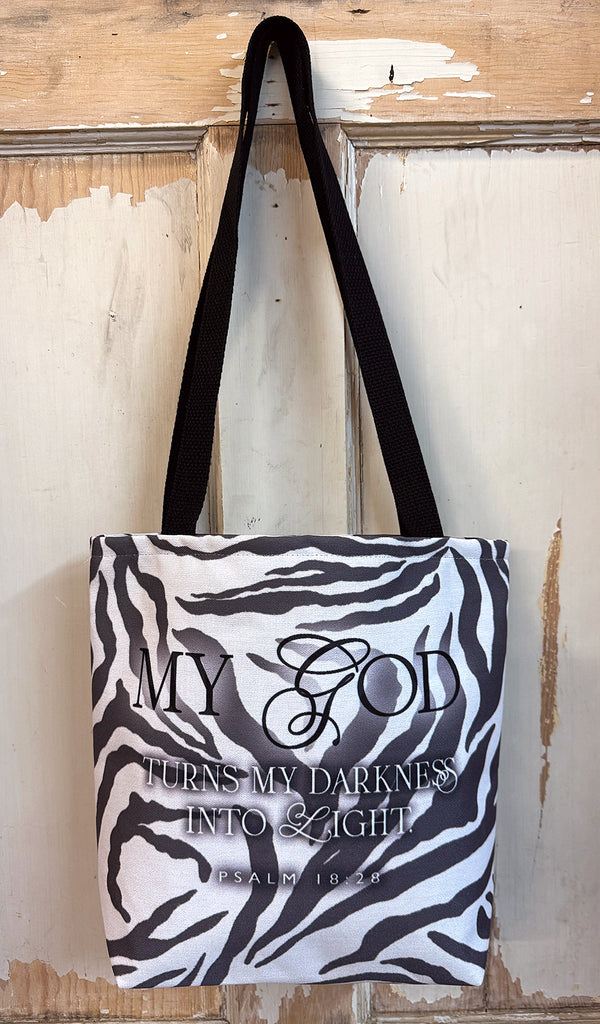 Darkness Into Light - tote bag