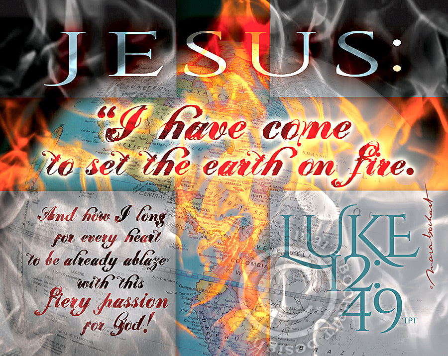 Fiery Passion - frameable print