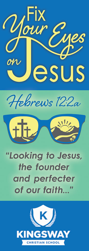 Fix Your Eyes on Jesus - Bookmark - Peel & Stick