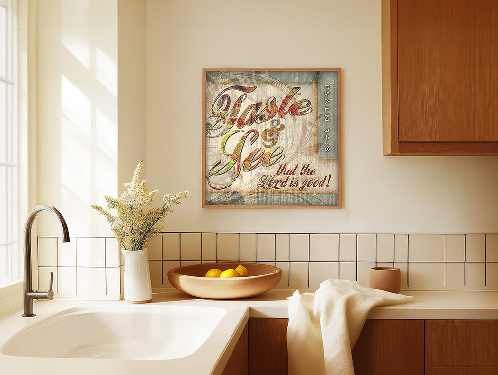 Taste and See - frameable print