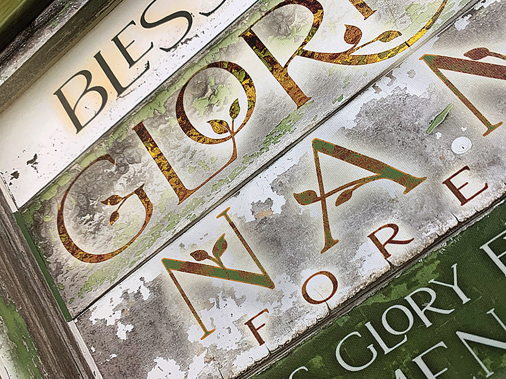 Glorious Name - framed 23x14