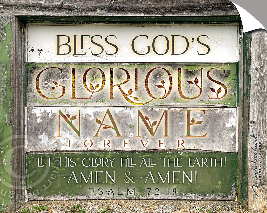 Glorious Name - Peel & Stick