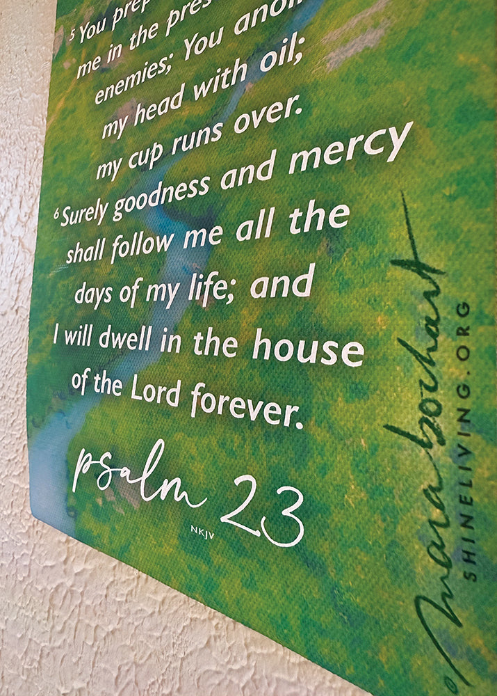 Psalm 23 - hanging banner