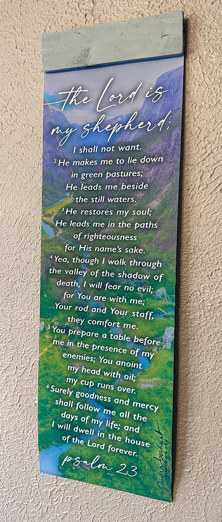 Psalm 23 - hanging banner
