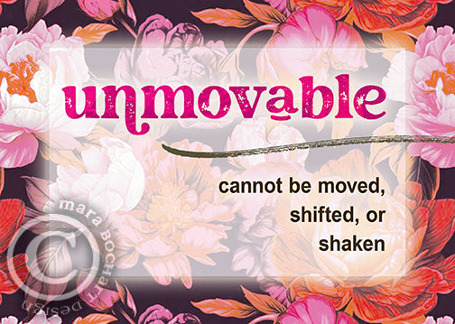 Abound definition - frameable print