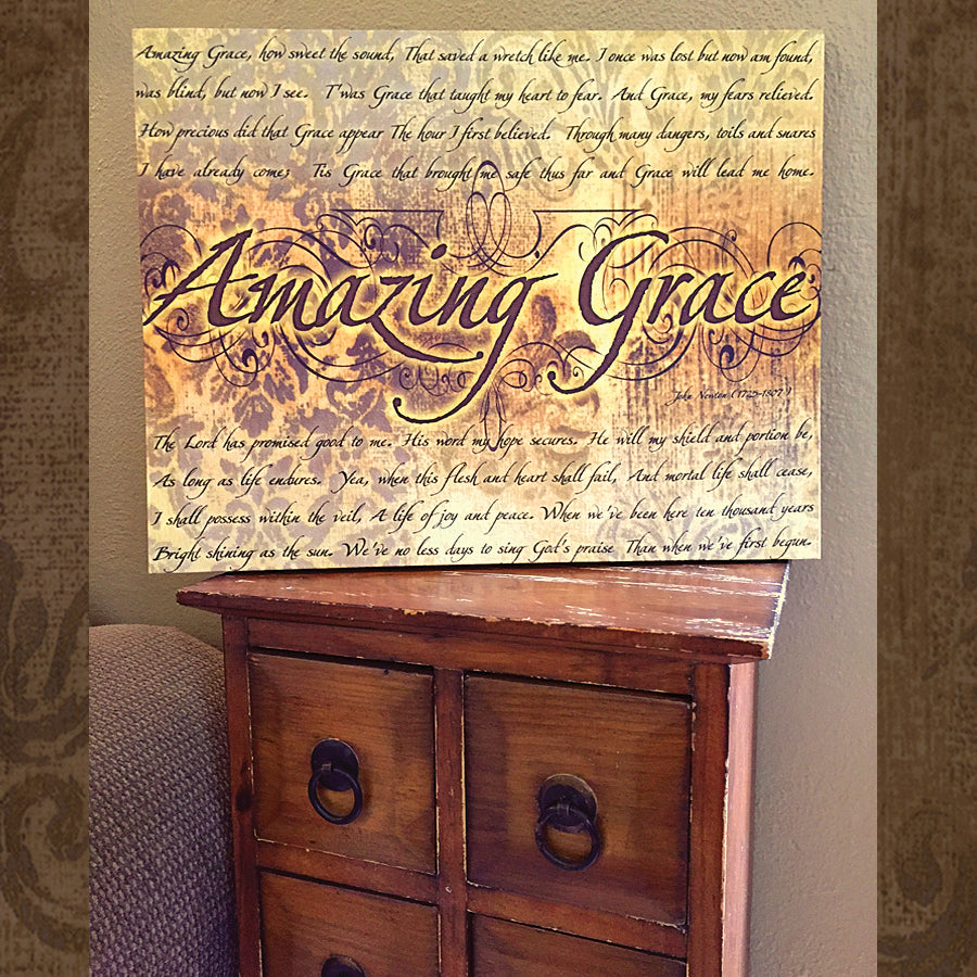 Amazing Grace - premium canvas