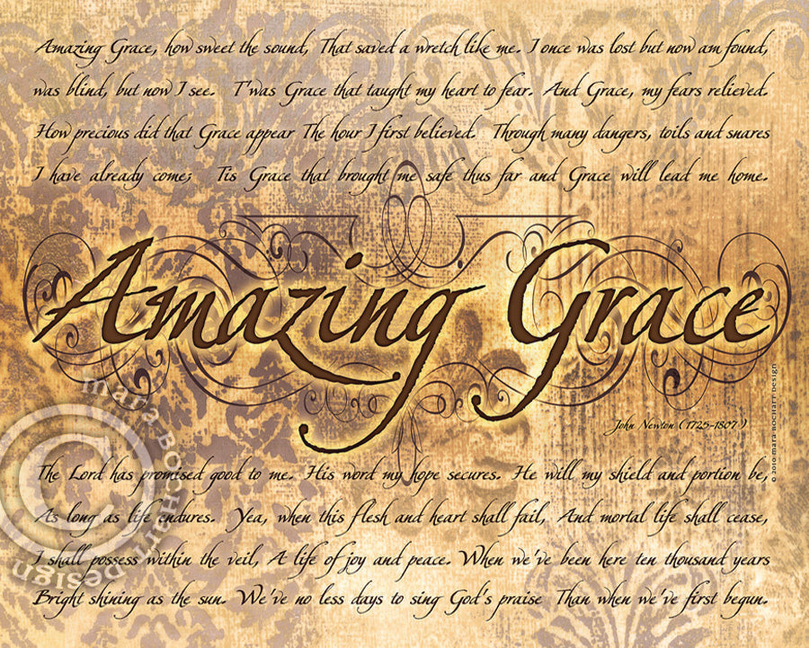 Amazing Grace - premium canvas