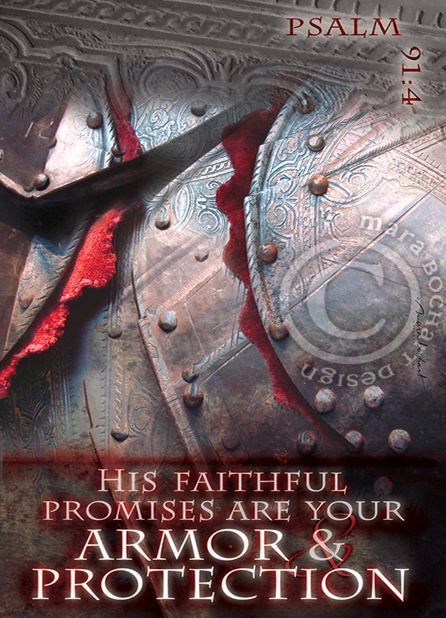 Armor and Protection - vertical - premium canvas
