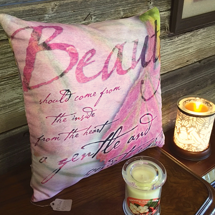 Beauty - pillow - polyester/canvas texture