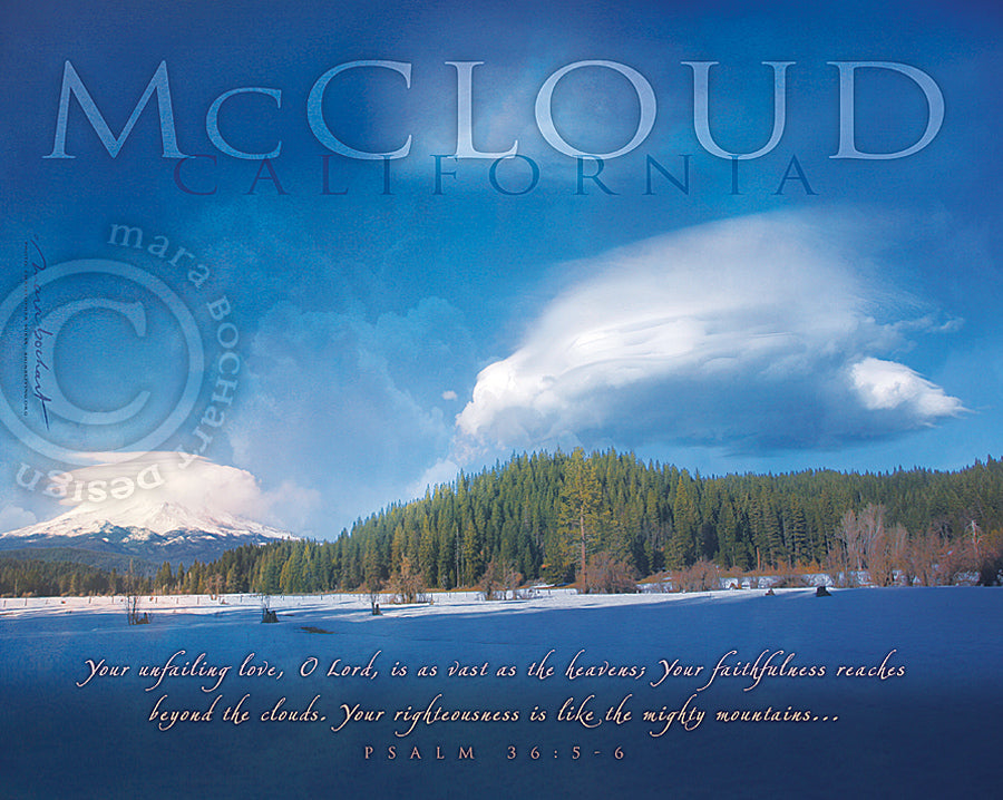 Beyond The Clouds - frameable print