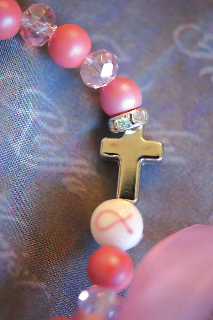 I AM HEALED - bracelet - breast cancer
