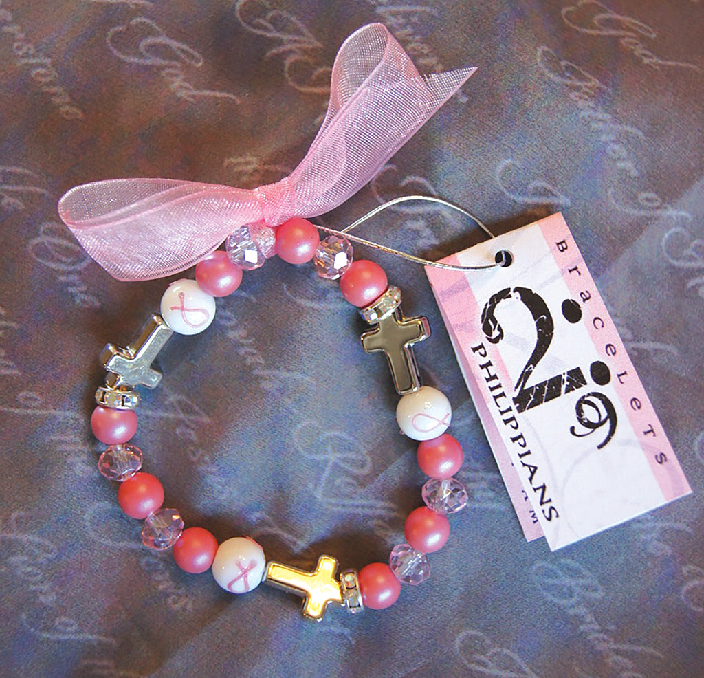 I AM HEALED - bracelet - breast cancer