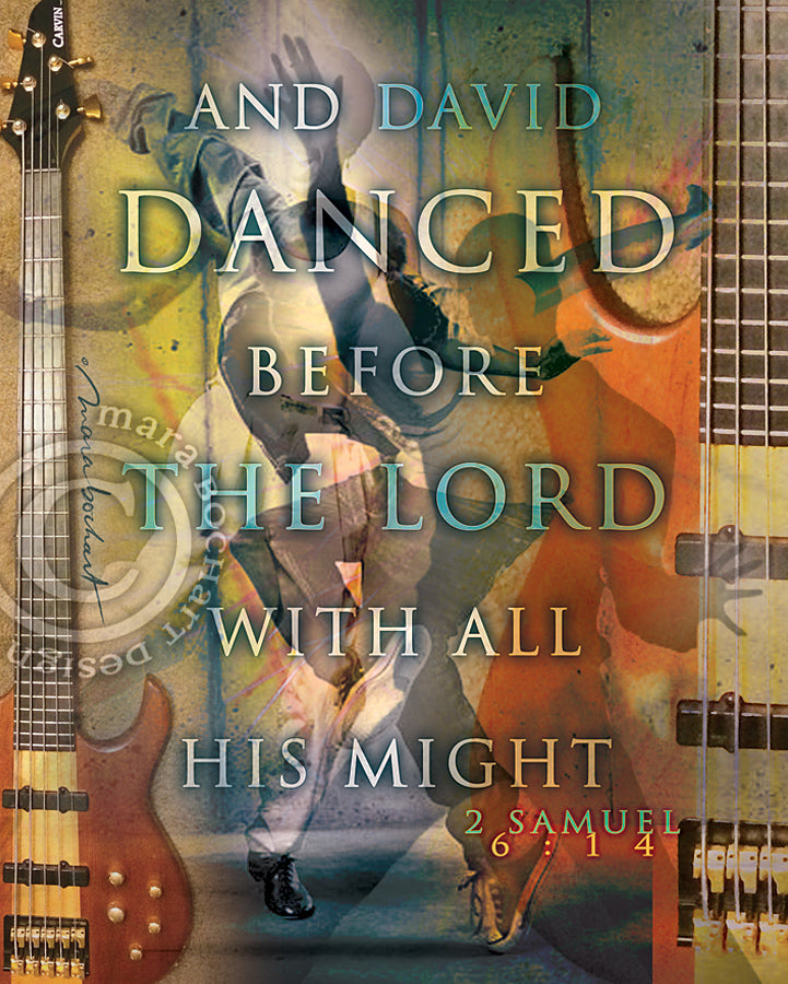 David Danced - frameable print
