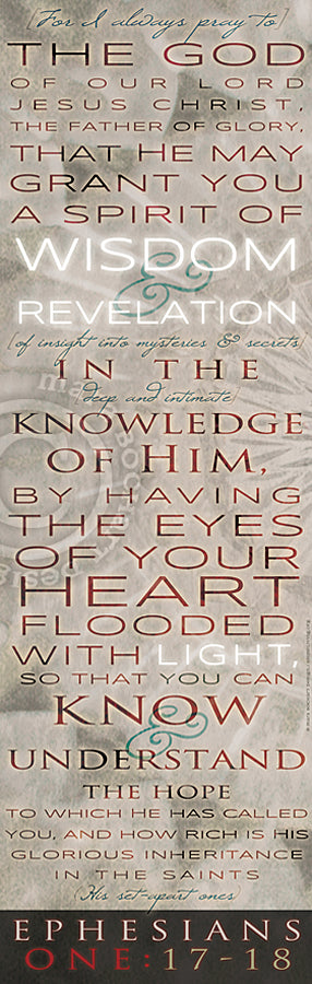 Ephesians One - frameable print
