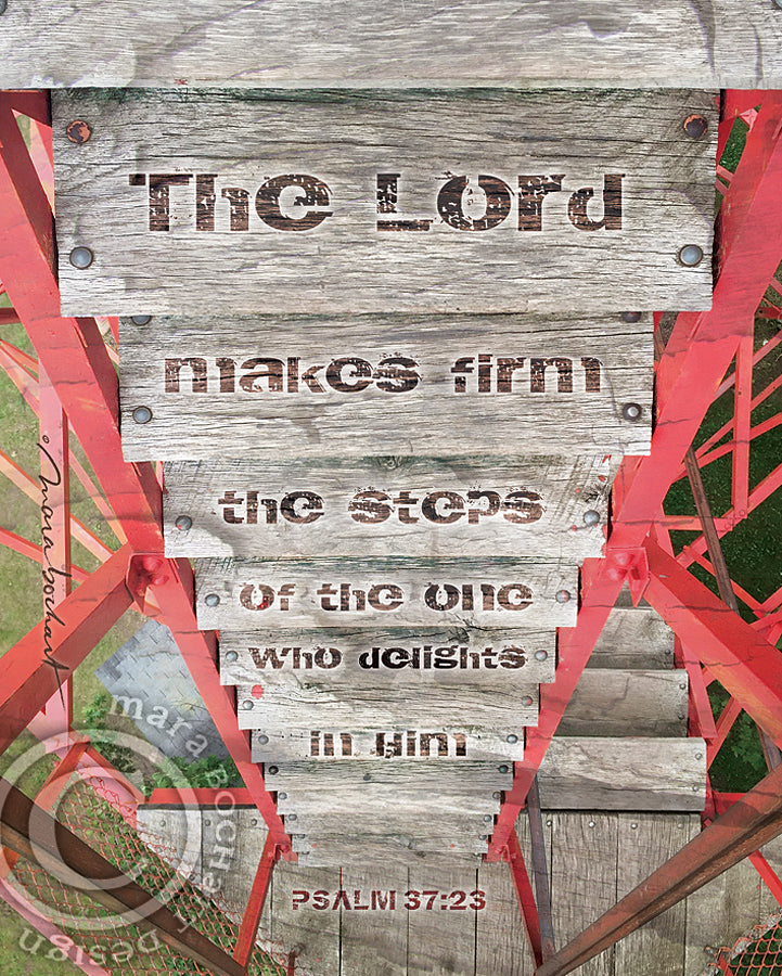 Firm Steps - frameable print