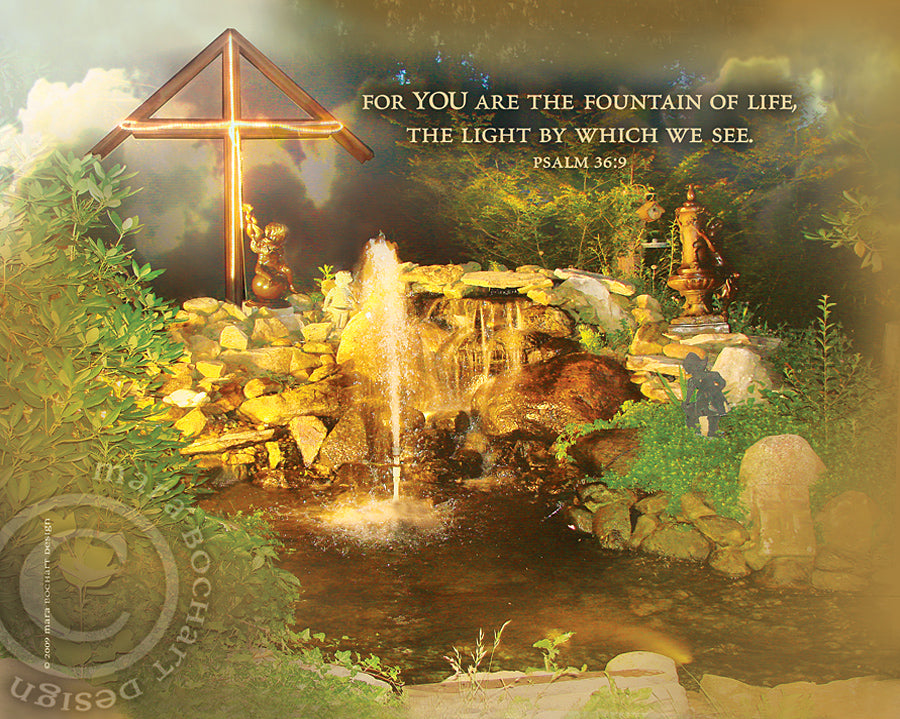 Fountain of Life - premium canvas