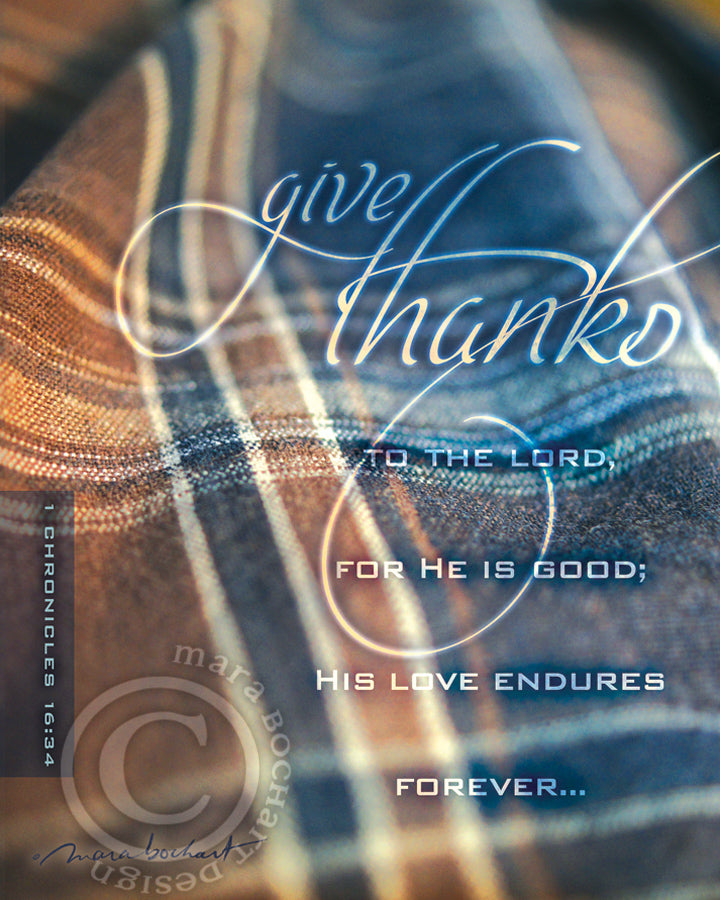 Give Thanks - frameable print