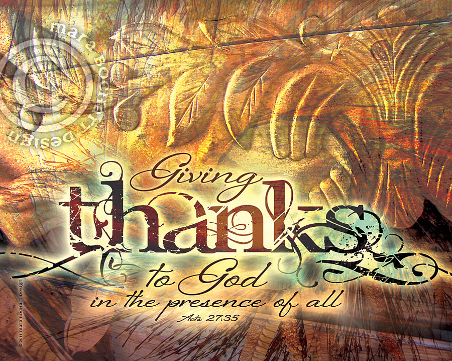 Giving Thanks - frameable print