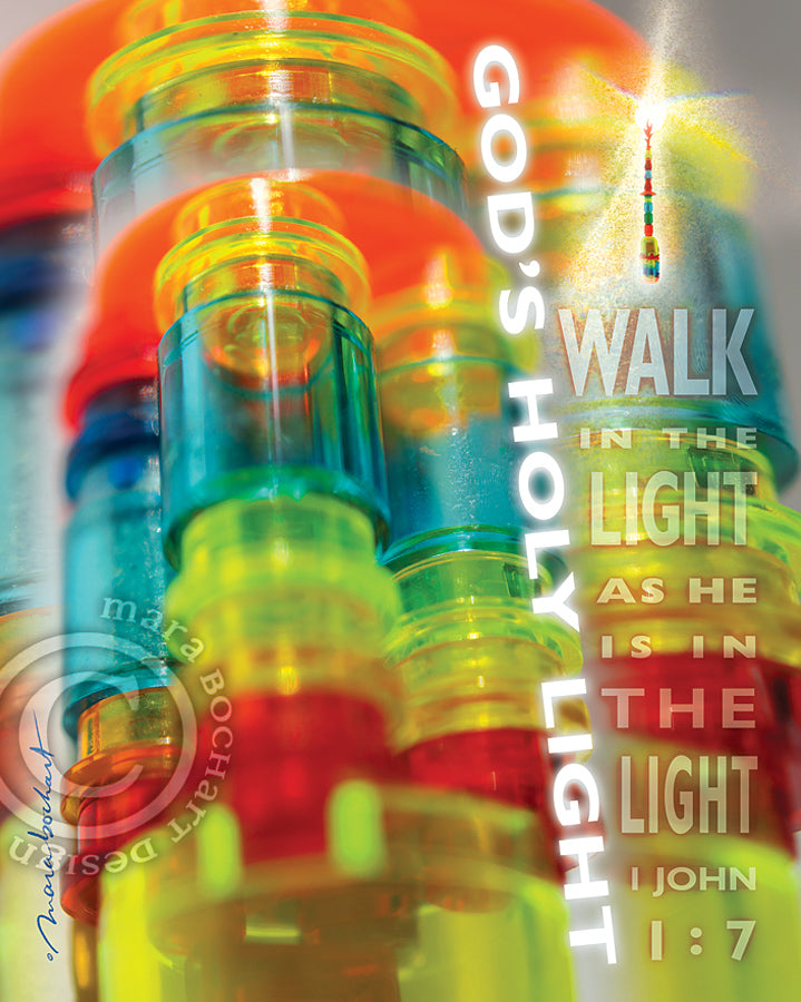 God's Holy Light - frameable print