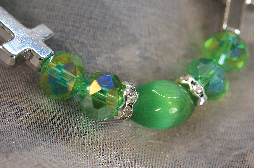 I AM HEALED - bracelet - spring green