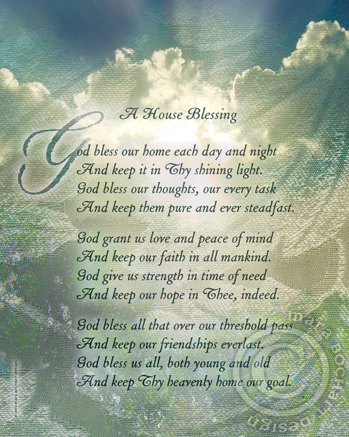 House Blessing - frameable print