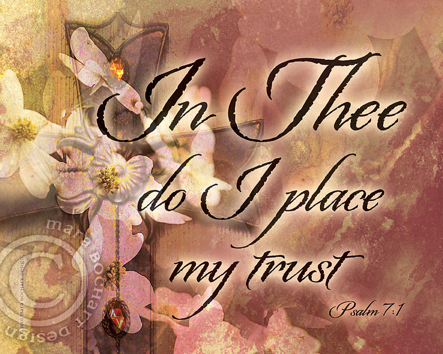 In Thee - frameable print
