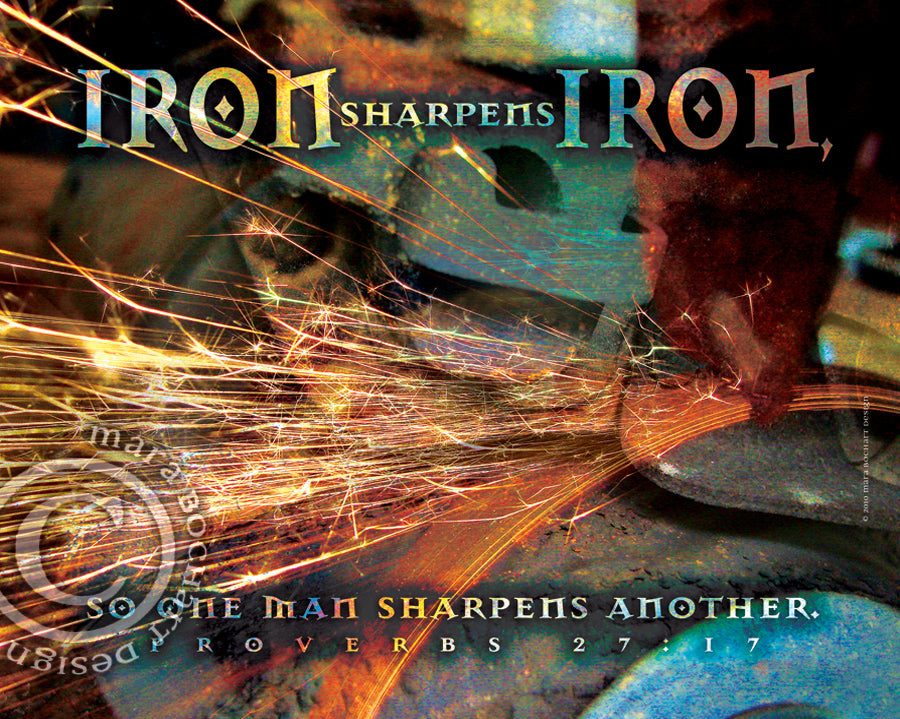 Iron Sharpens Iron - notecard
