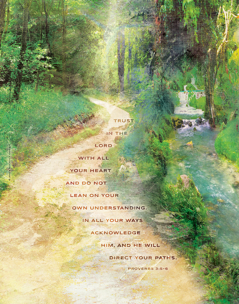 Jackie's Vision Trust in the Lord - frameable print