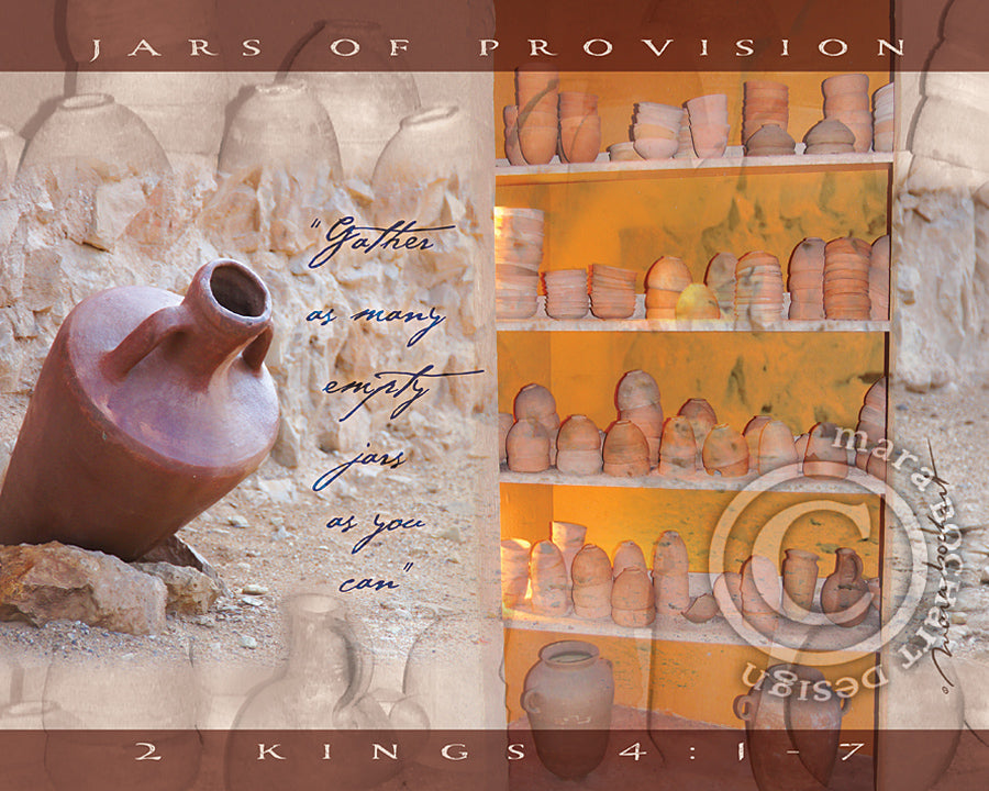 Jars of Provision - premium canvas