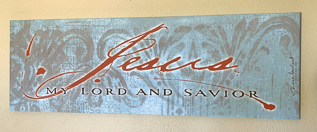 Jesus My Lord - premium canvas