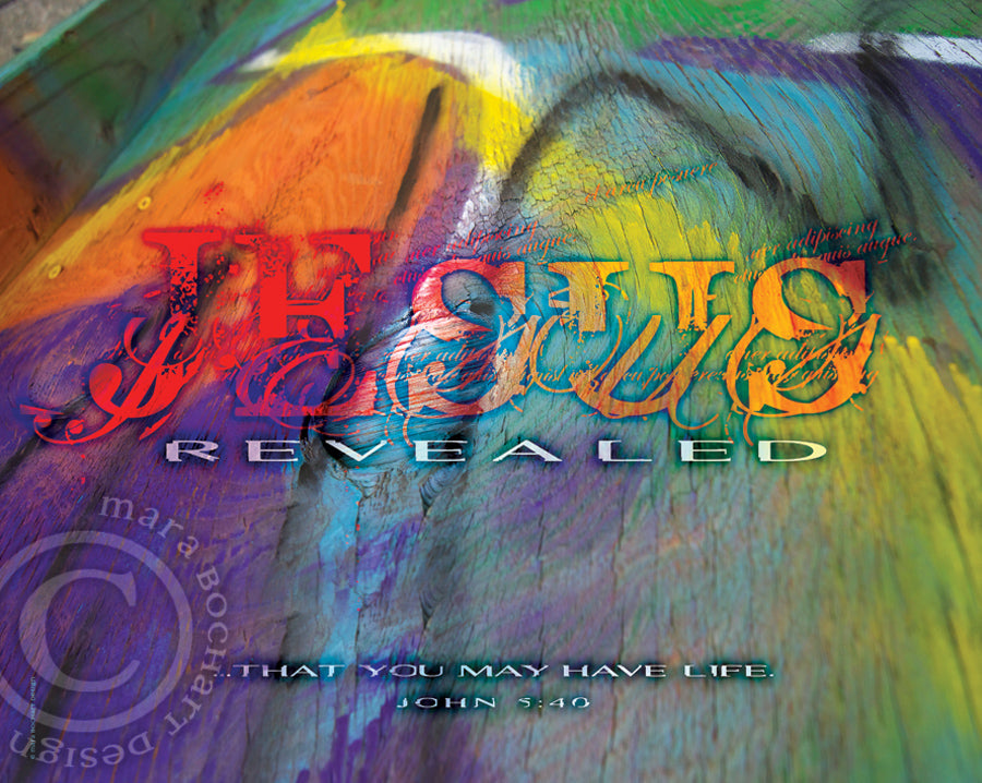 Jesus Revealed - frameable print