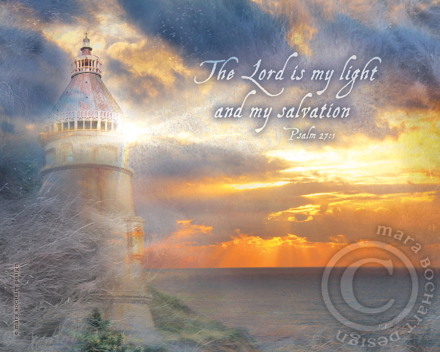 Light and Salvation - premium canvas