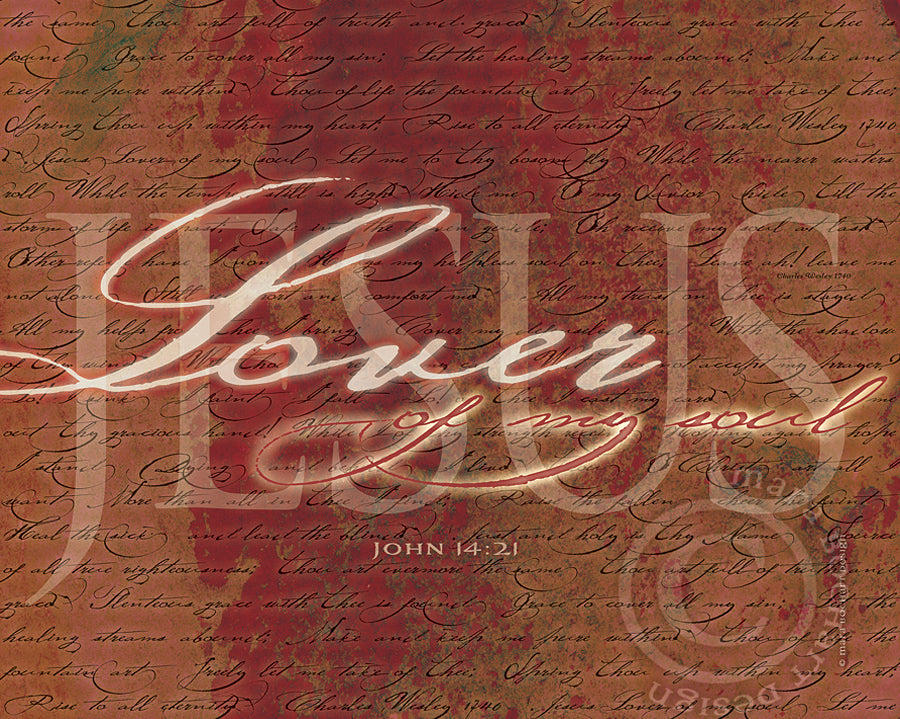 Lover of my Soul - frameable print