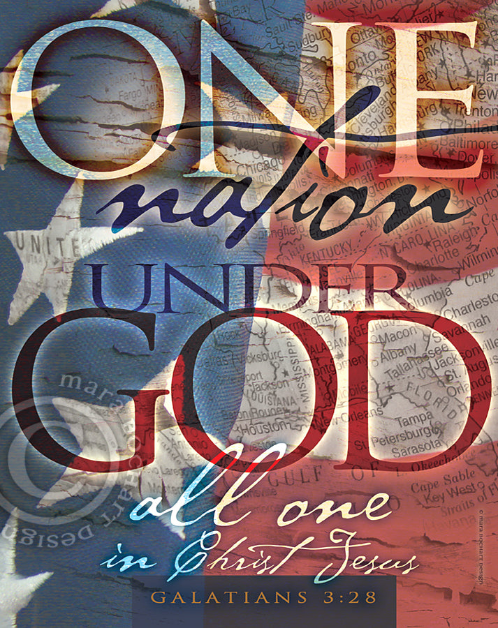 One Nation - frameable print