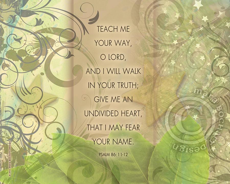 Psalm 86 - premium canvas
