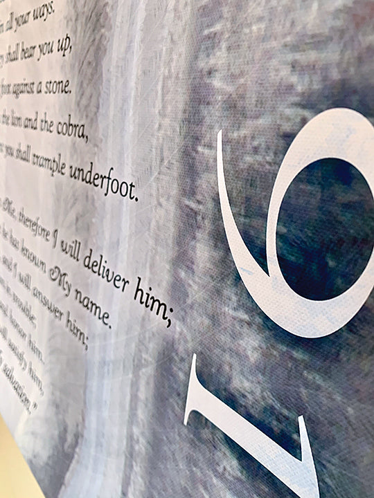 Psalm 91 - hanging banner