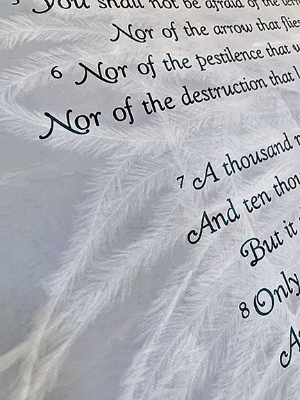 Psalm 91 - hanging banner