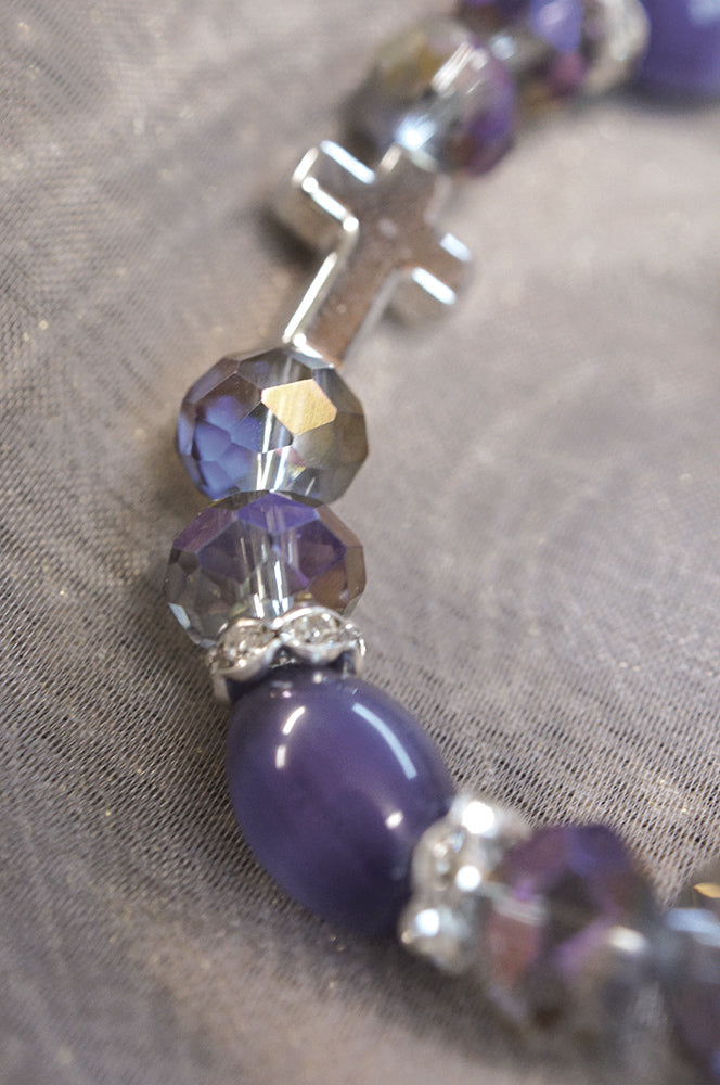 I AM HEALED - bracelet - regal purple