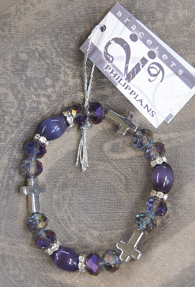 I AM HEALED - bracelet - regal purple