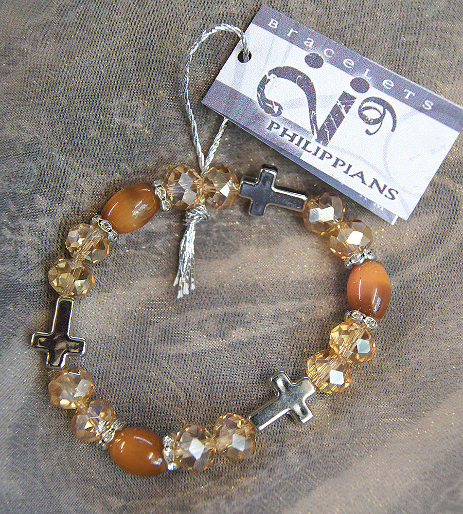I AM HEALED - bracelet - sand