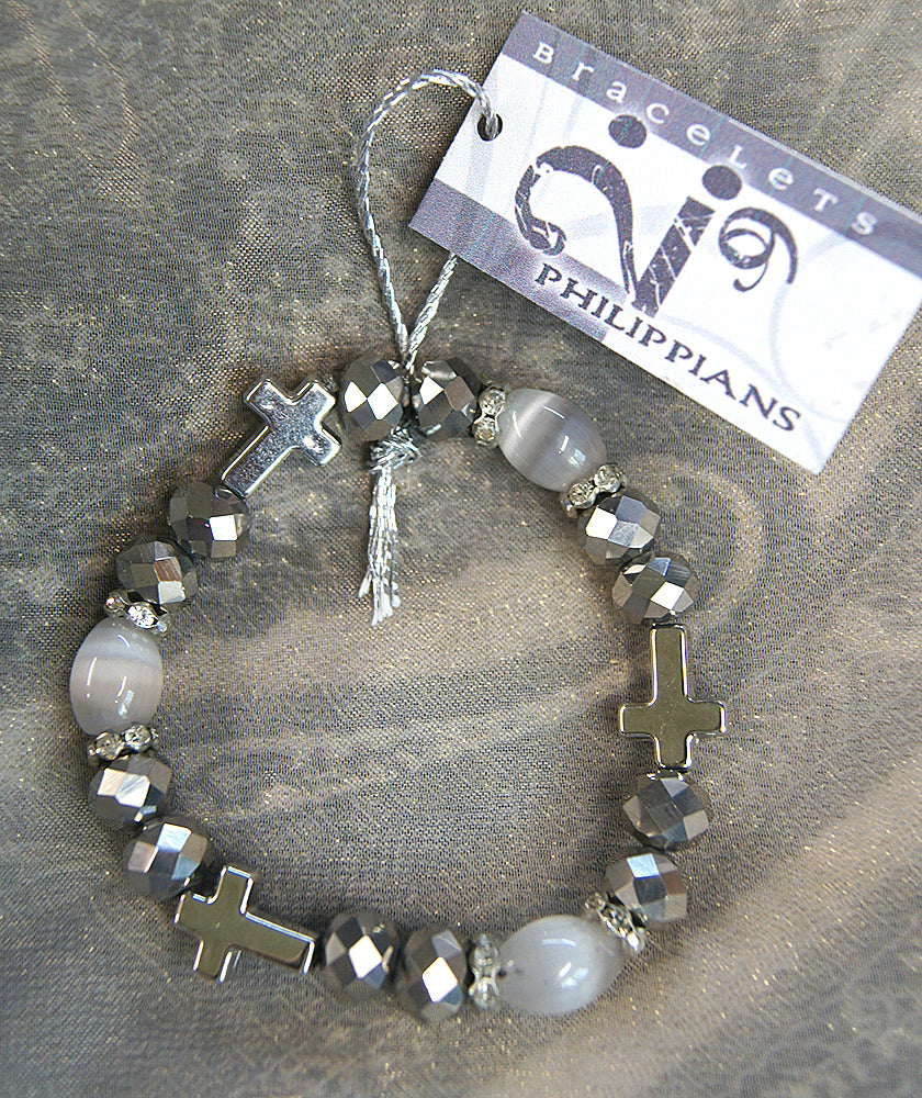 I AM HEALED - bracelet - silver