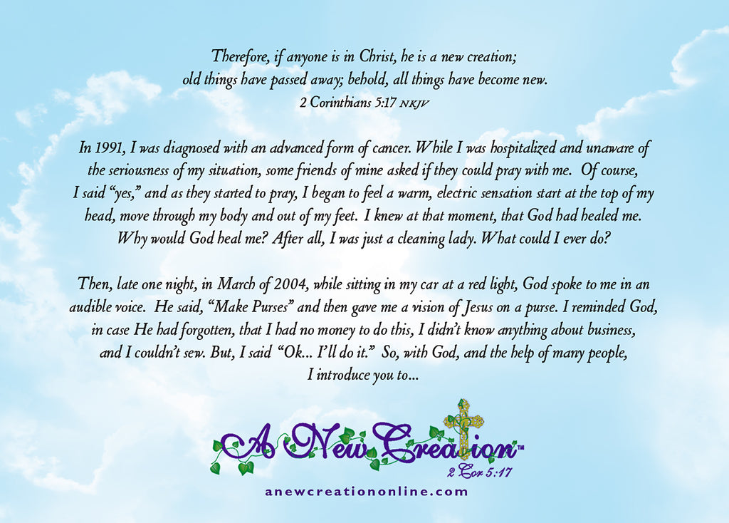 God So Loved - blue - notecard