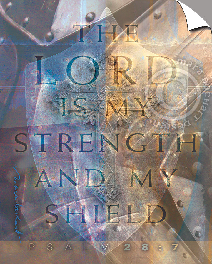 Strength and Shield - Peel & Stick