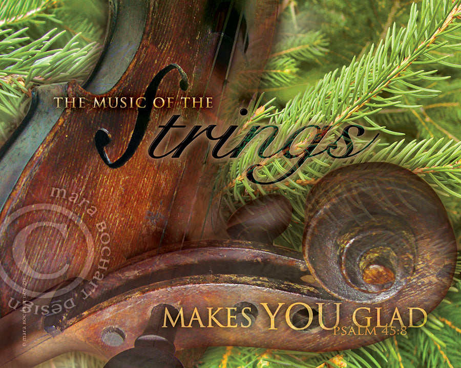 Strings - premium canvas