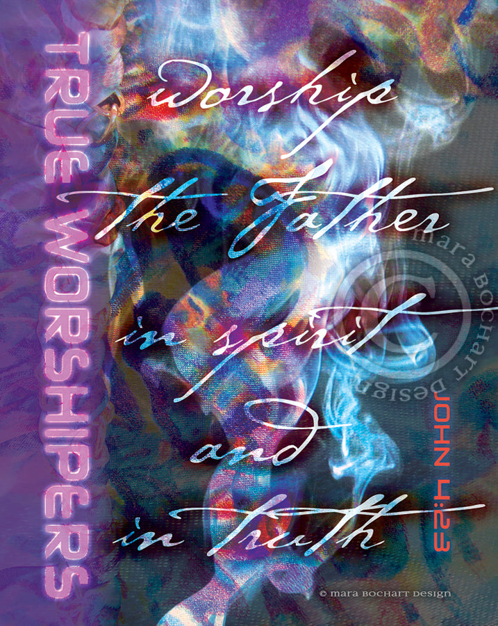 True Worshipers - premium canvas